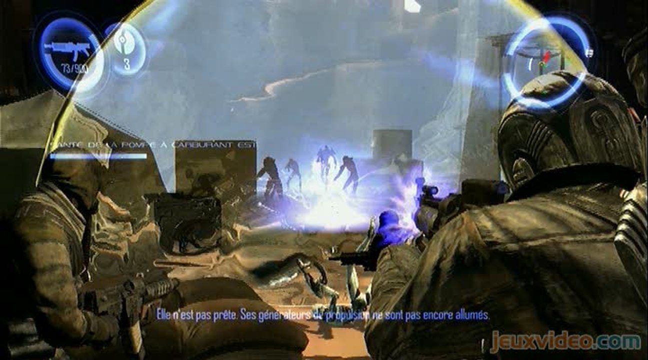 Dark Void : Combat sur le sol