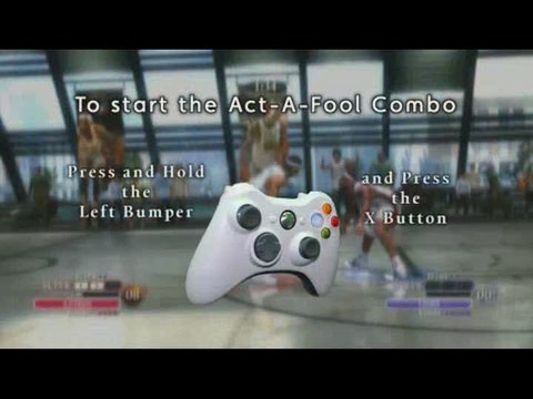 NBA Ballers : Chosen One : Entraînement : dribbles