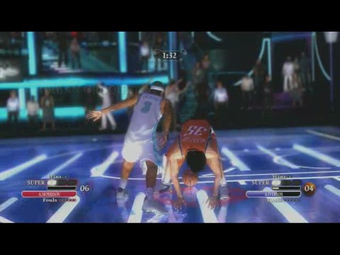 NBA Ballers : Chosen One : Entraînement : contrôles de jeu