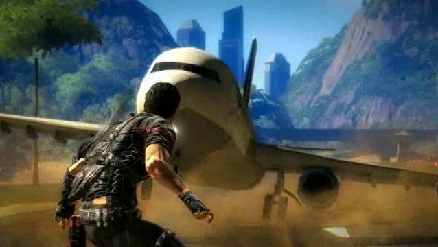 Just Cause 2 : Anatomie d'une cascade : Camion de pompiers contre avion