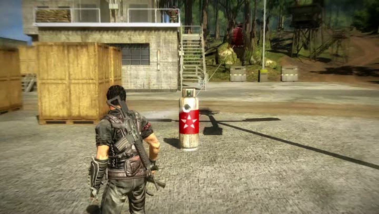 Just Cause 2 : Utiliser la gravité pour éliminer les adversaires