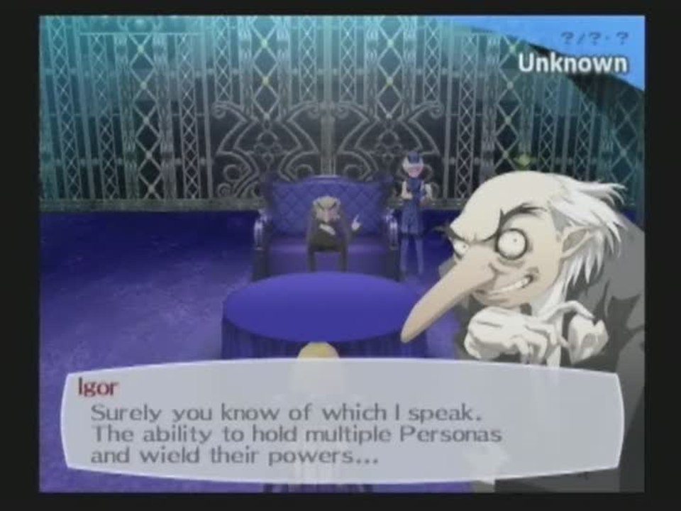 Persona 3 : FES : Dialogue avec Scrooge, suite