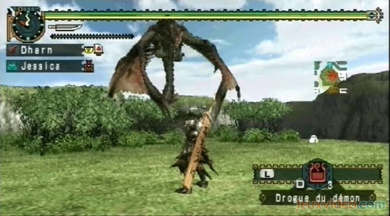Monster Hunter Freedom Unite : Le rathalos