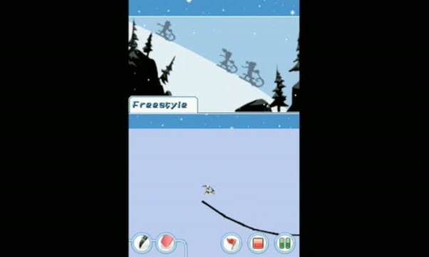 Line Rider : Cabrioles et loopings