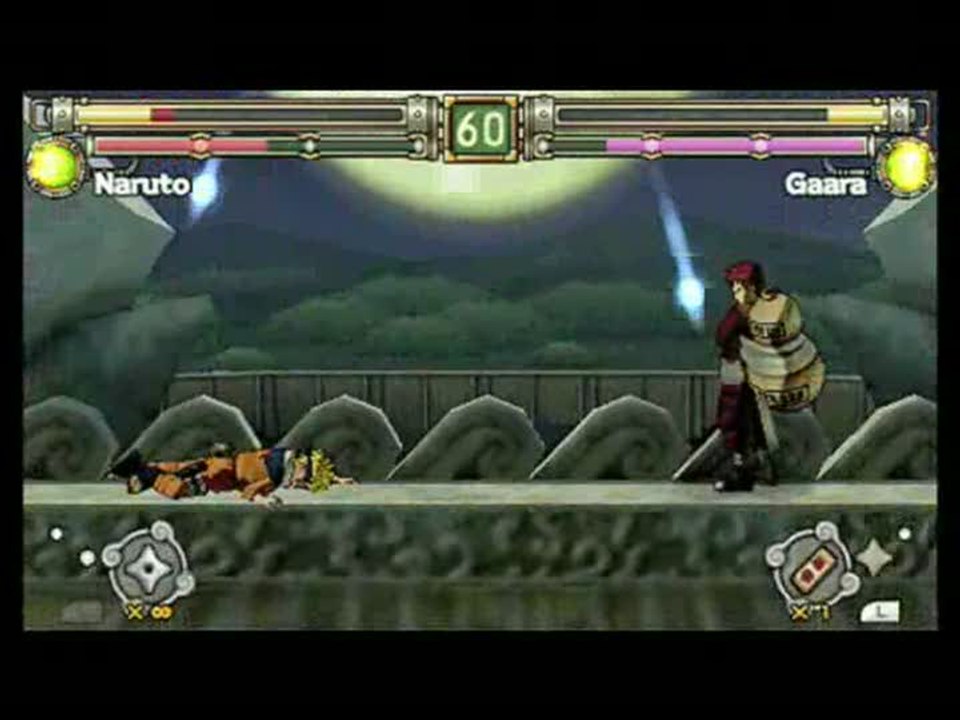 Naruto : Ultimate Ninja Heroes 2 : The Phantom Fortress : Naruto Vs Gaara