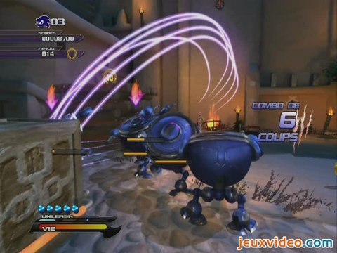 Sonic Unleashed : Phase de nuit en Mazuri