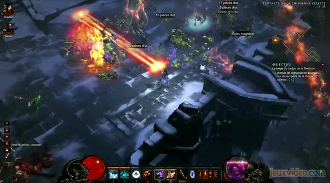 Diablo III : 3/3 : Un féticheur et une sorcière dans le Donjon de la Redoute