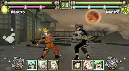 Naruto : Ultimate Ninja Heroes 2 : The Phantom Fortress : Kabuto vs Naruto