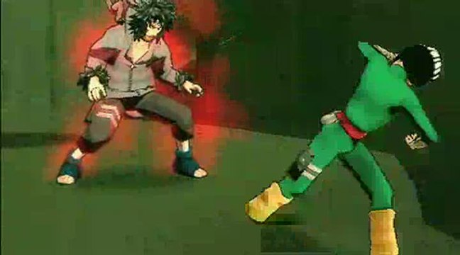 Naruto : Ultimate Ninja Heroes 2 : The Phantom Fortress : Lee vs Kiba