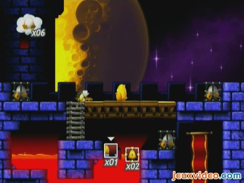 Toki Tori : Transition vers le château hanté