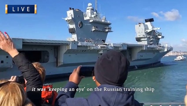 Russian warships in UK waters today