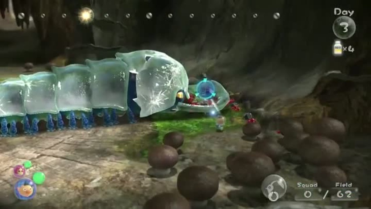 Pikmin 3 : Les bases du gameplay