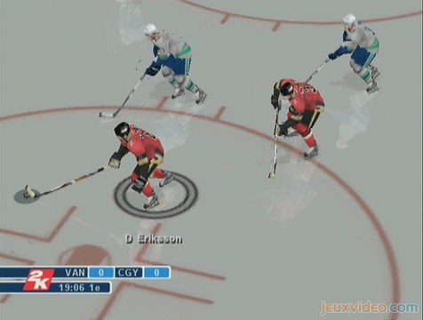 NHL 2K9 : Les Calgary Flames brulent les Canucks de Vancouver.