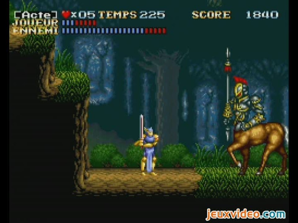 ActRaiser : 1/2 : Mode action