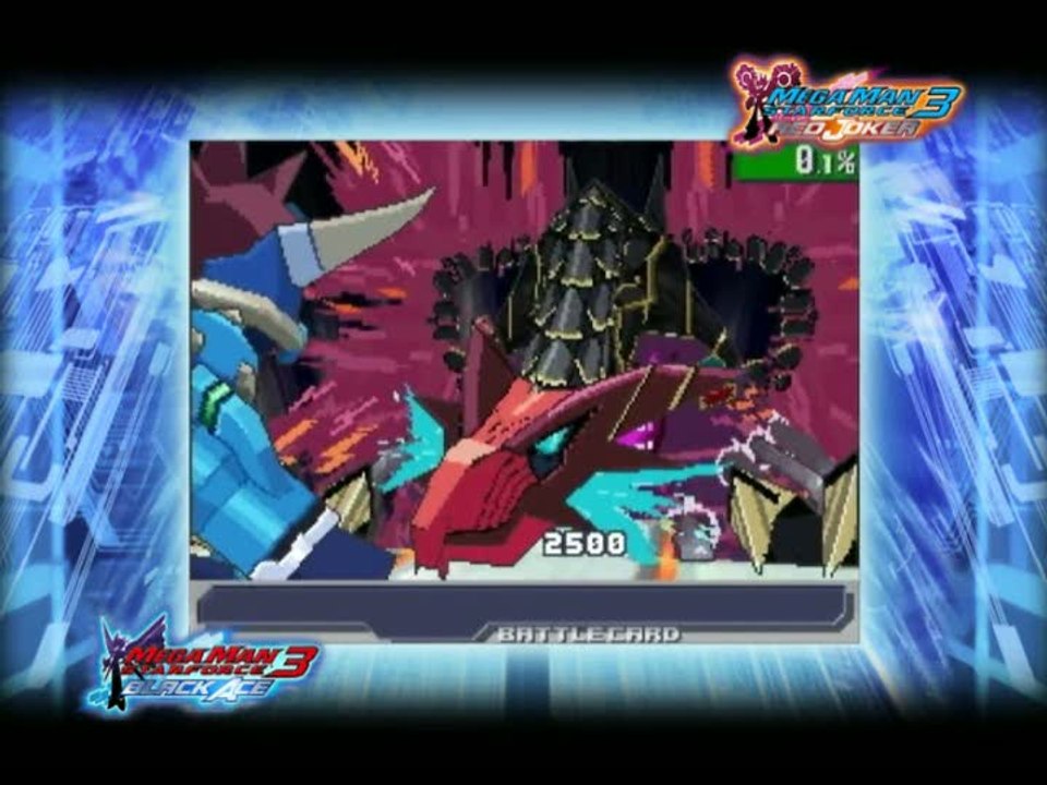 Mega Man Star Force 3 : Black Ace : Un boss tei...
