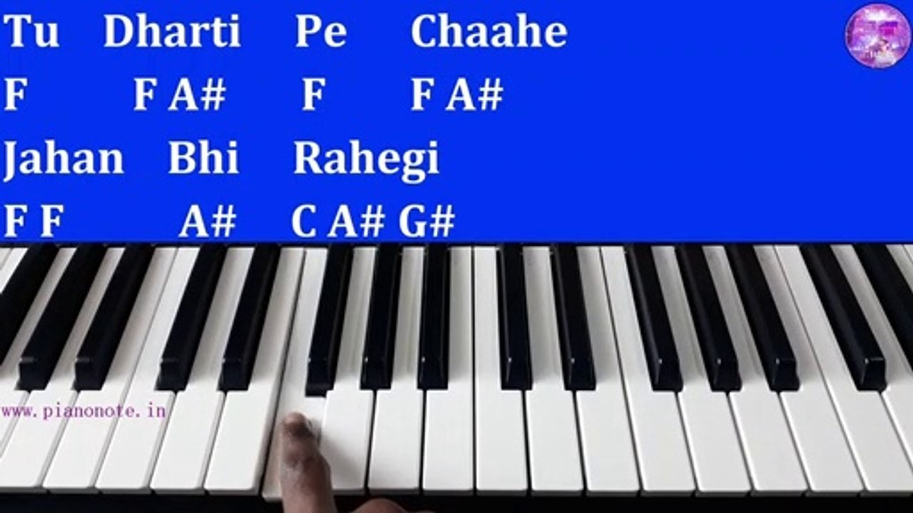 Tu Dharti Pe Chahe Jahan Bhi Rahegi Piano Tutorial with Notes | Jeet | Julius Murmu Keyboard | Pjtl | तु धरती पे चाहे जहाँ भी रहेगी
