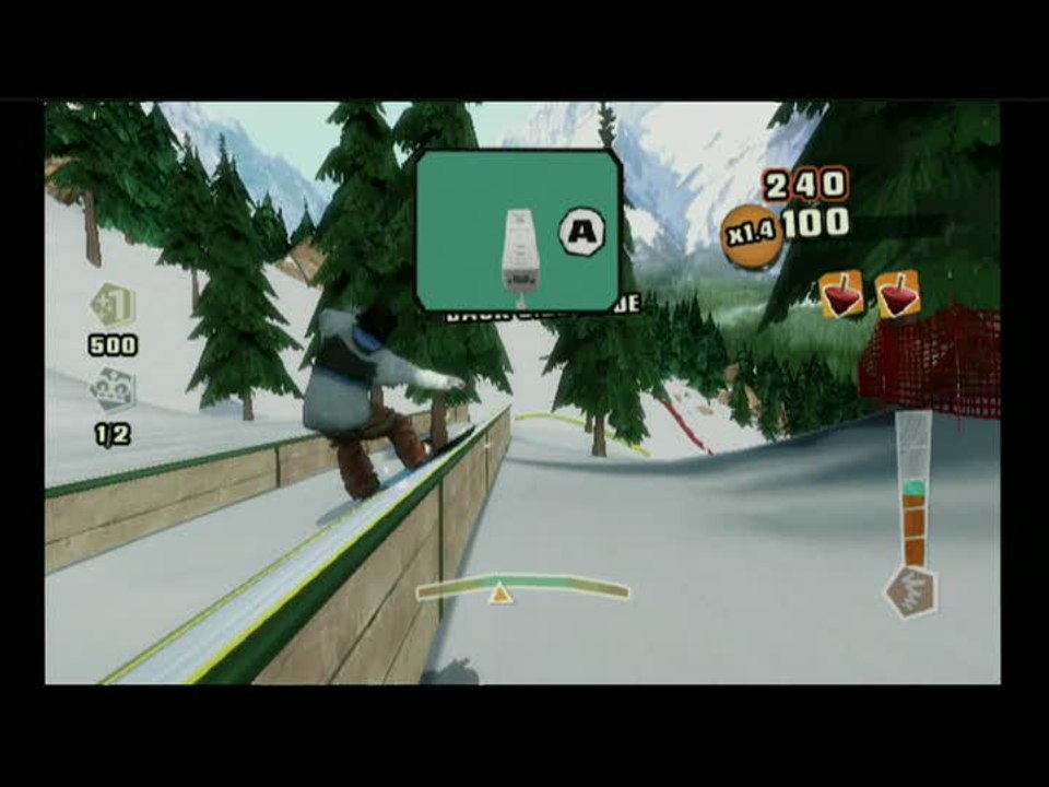 Shaun White Snowboarding : Road Trip : Rails à la Wiimote