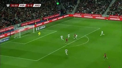 Portugal vs North Macedonia in the World Cup qualifier play-off.