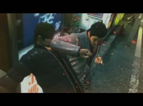 Yakuza 3 : Ryu joue à saute-moutons