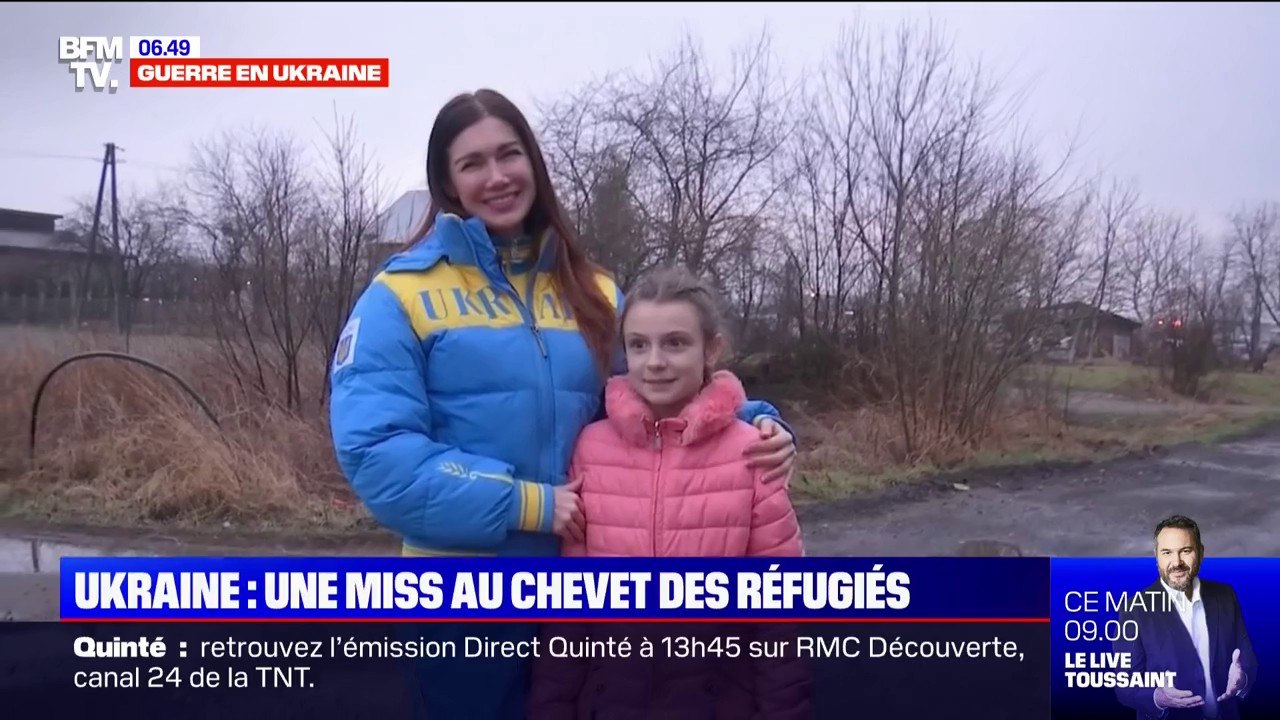 "Je me rends compte que ces titres, ce ne sont pas que des moments heureux, c'est aussi une responsabilité": cette ancienne miss Ukraine a décidé de rester au chevet des réfugiés
