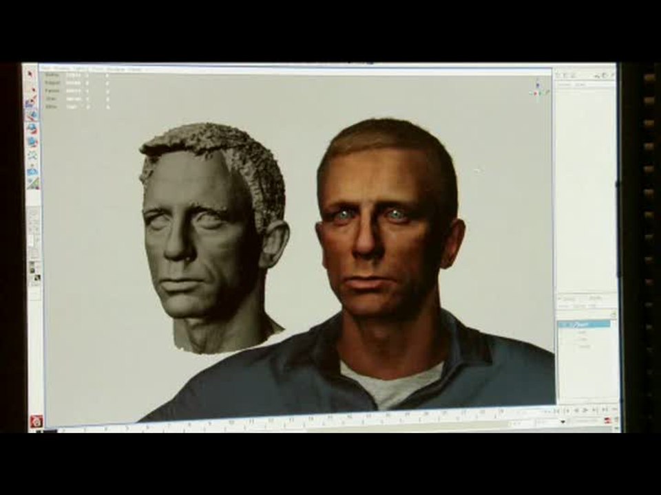 007 : Quantum of Solace : Modélisation des acteurs
