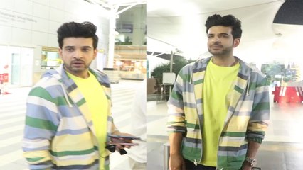 Karan Kundra ने लगाई Paparazzi की जमकर फटकार, Airport पर हुए स्पॉट | FilmiBeat