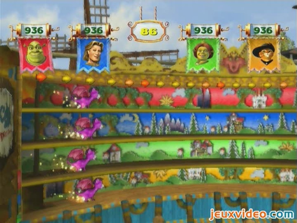 Shrek : La Fête Foraine en Délire : Mini-Jeux : La course aux Dranons