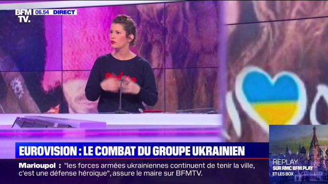 Le concours est très important pour nous. Chaque victoire est une victoire pour l'Ukraine : le combat du groupe Kalush Orchestra qui représentera l'Ukraine à l'Eurovision