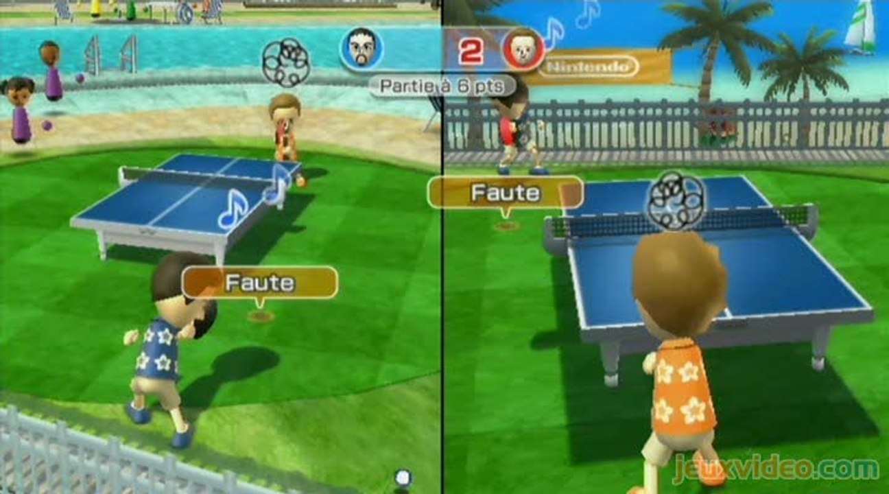 Wii Sports Resort : 3/3 : Tennis de table - Vidéo Dailymotion