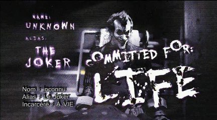 Batman Arkham Asylum : Trailer n°1