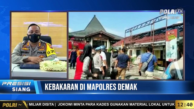 Live Dialog Bersama Kapolres Demak Terkait Kebakaran di Mapolres Demak