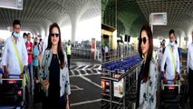 Salman की Actress Bhagyshree Airport पर हुईं स्पॉट, Actress को देखते ही लगी Fans की भीड़ | FilmiBeat