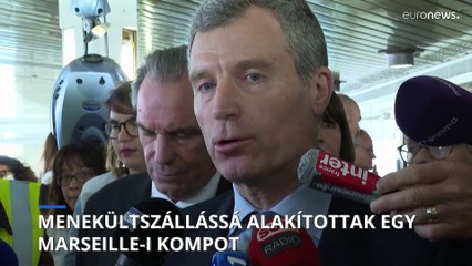 Menekültszállássá alakítottak át egy marseilles-i kompot