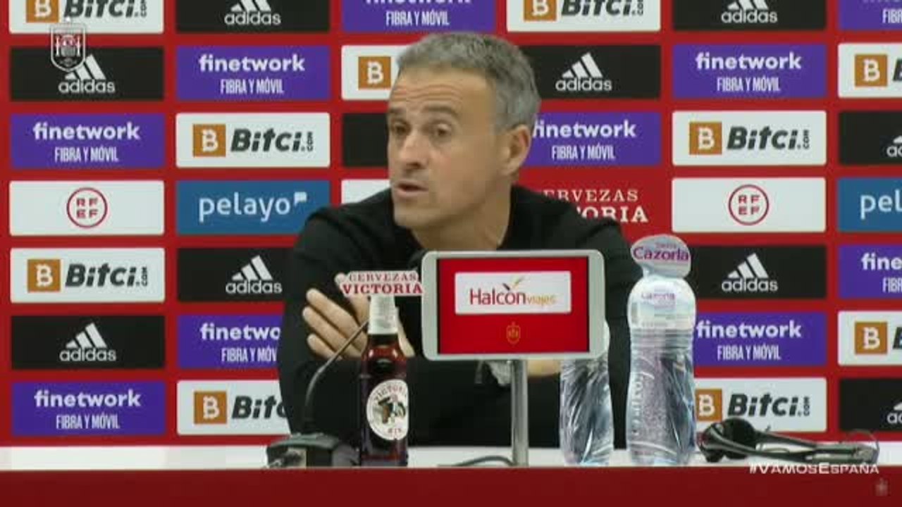 Luis Enrique: "A los delanteros no les exijo goles, llegan por una tarea colectiva"