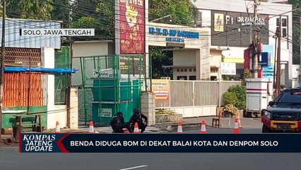 Benda Diduga Bom di Dekat Balai Kota dan Denpom Solo