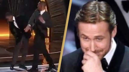 La réaction de Ryan Gosling à la baffe de Will Smith fait le buzz et on comprend pourquoi