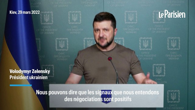 Guerre en Ukraine : Zelensky voit des signaux positifs dans les négociations avec la Russie