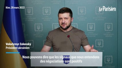 Guerre en Ukraine : Zelensky voit des signaux "positifs" dans les négociations avec la Russie