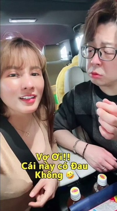 Clip: Phản ứng của chồng Bà Nhân Vlog khi thấy nhan sắc vợ khác lạ