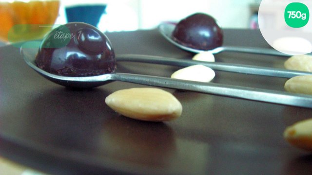 Chocolats faits maison : caramel beurre salé et amande