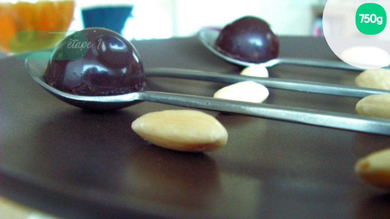 Chocolats faits maison : caramel beurre salé et amande