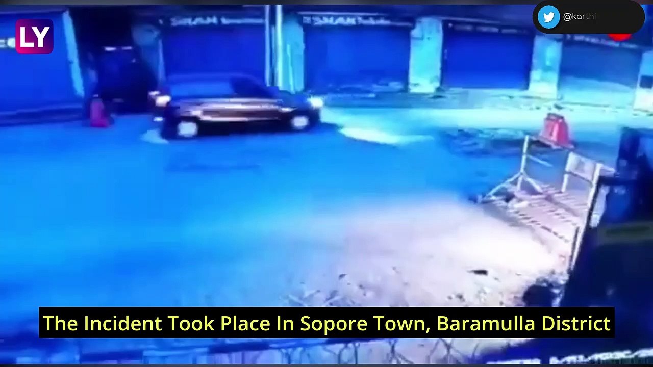 CRPF Camp In Jammu Targeted By A Woman, CCTV Captures Her Hurling A Bomb At The Gates