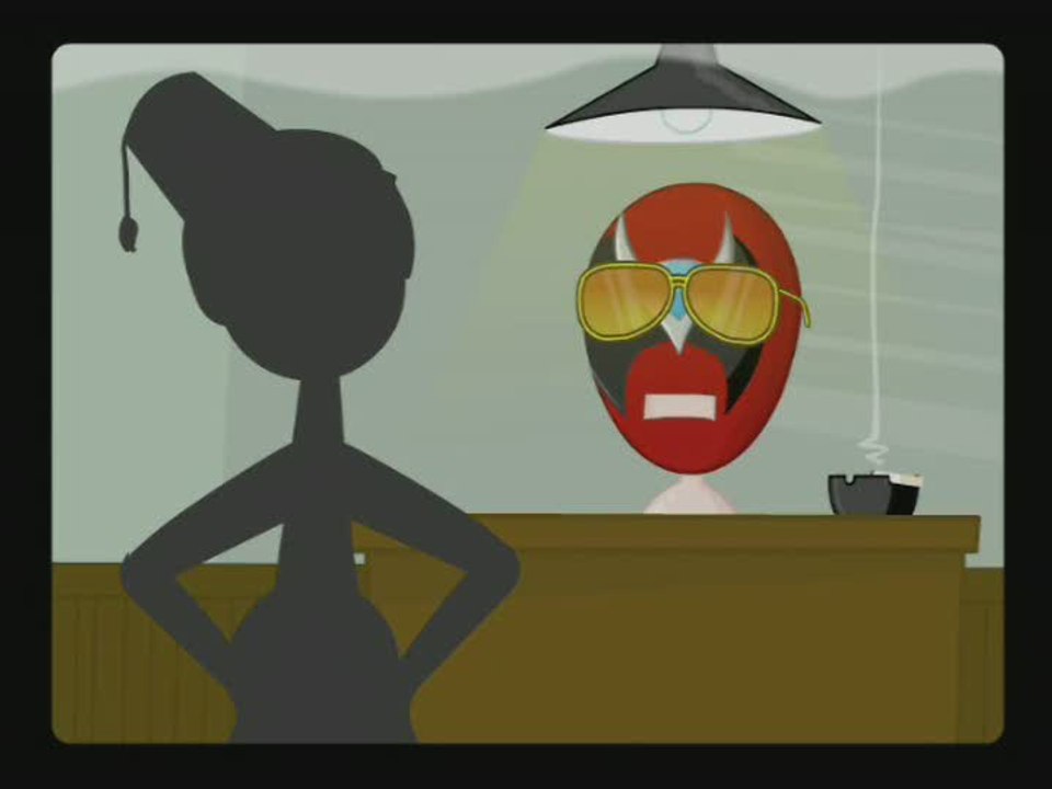 Strong Bad's Cool Game for Attractive People : Episode 4 : The Criminal Projective : Dangeresque 2, les cascades