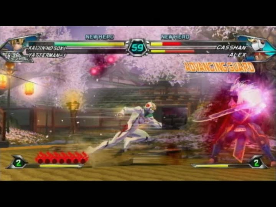 Tatsunoko vs. Capcom : Ultimate All-Stars : GC 2009 : Soki et Yatterman vs Casshan et Alex