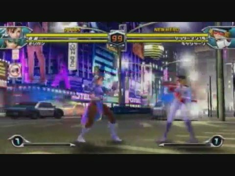 Tatsunoko vs. Capcom : Ultimate All-Stars : Chun-Li Vs Spandex-Man