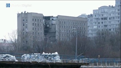 Un misil ruso impacta contra la sede del Gobierno regional en Mykolaiv, al sur de Ucrania