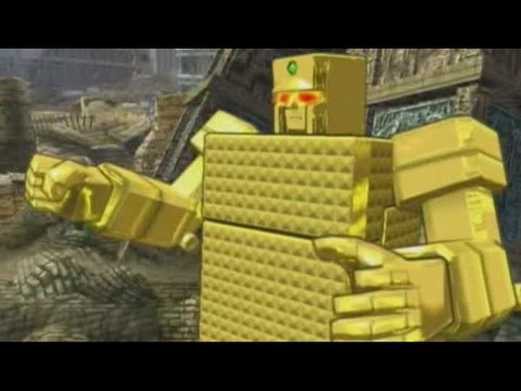 Tatsunoko vs. Capcom : Ultimate All-Stars : Chun-Li Vs un gros transformer jaune