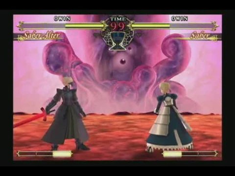 Fate/unlimited Codes : Saber vs Saber Alter