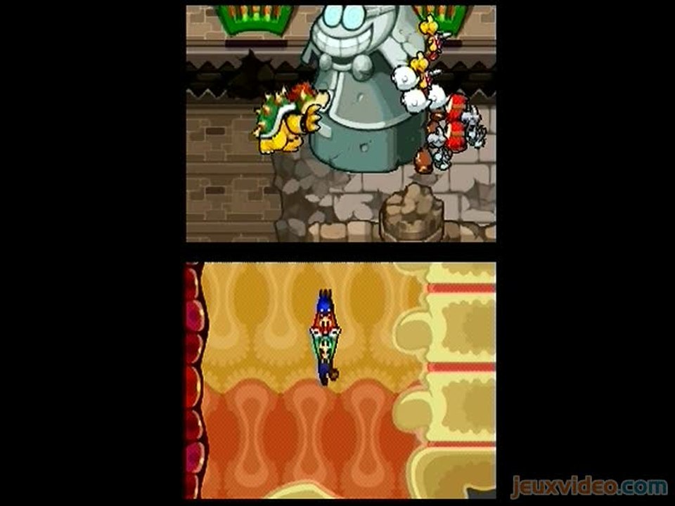 Mario & Luigi : Voyage au Centre de Bowser : Massage musculaire