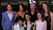 Neal McDonough with his family attend the red carpet premiere of 